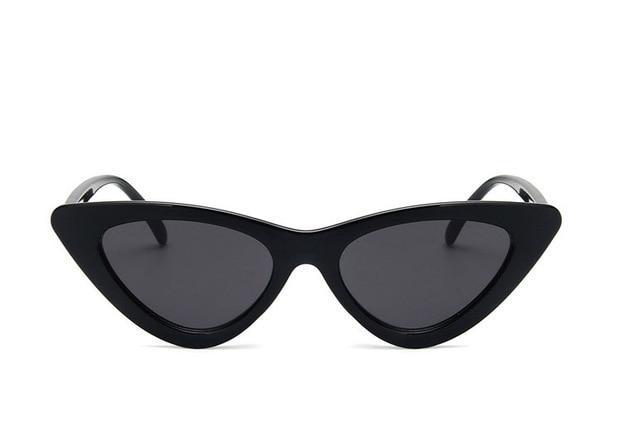 Luxury Triangle Small Cat Eye Sunglasses Women Retro Black White Cateye Sun  Glasses Vintage Brand Designer Sunglasses - Buy Vintage Cateye Sunglasses